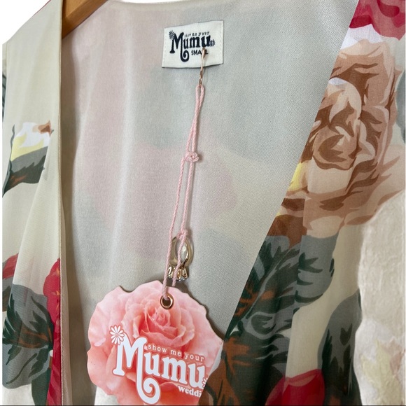 Show Me Your Mumu Sophia Wrap Dress Lady Rose - Picture 9 of 9